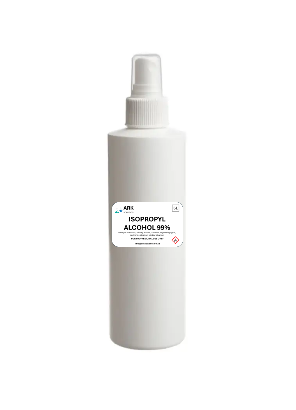 Isopropyl Alcohol 99% – 250ml spray – Ark Solvents